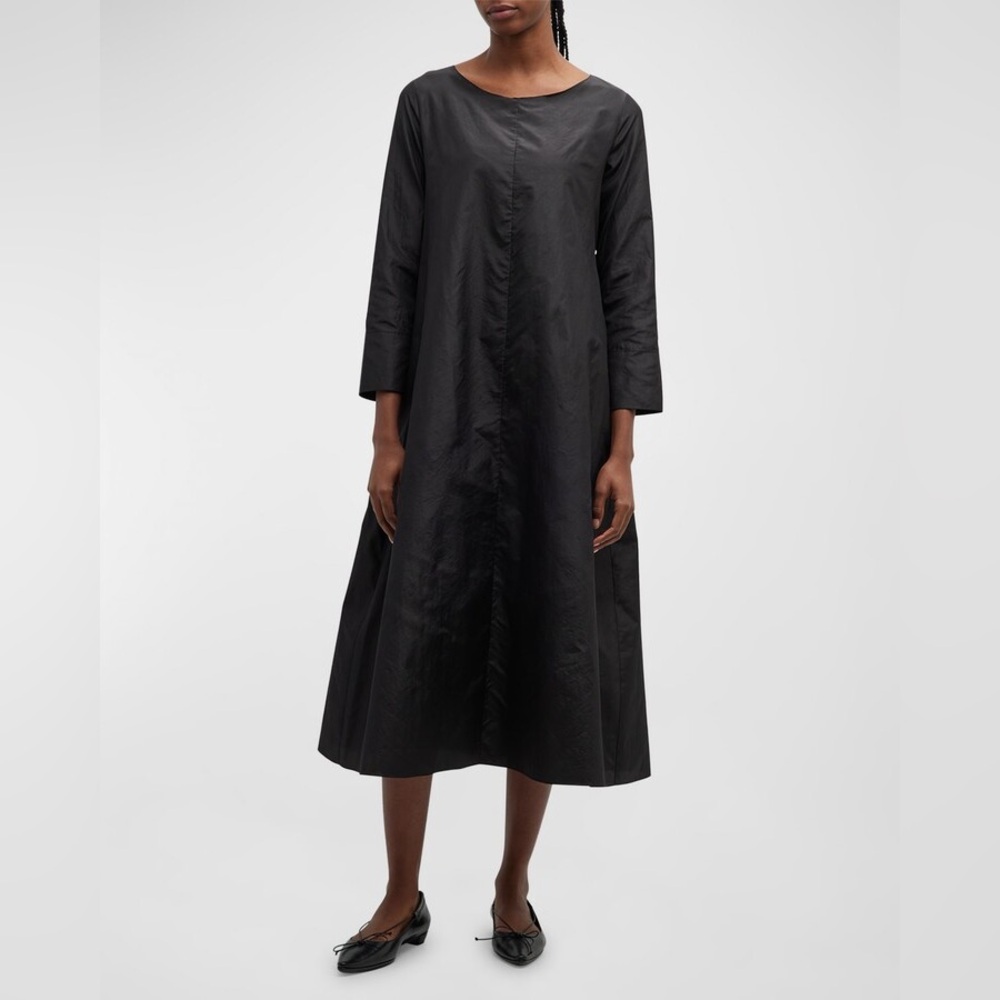Calmed By Johnny Was Elegant Black Women's Dress